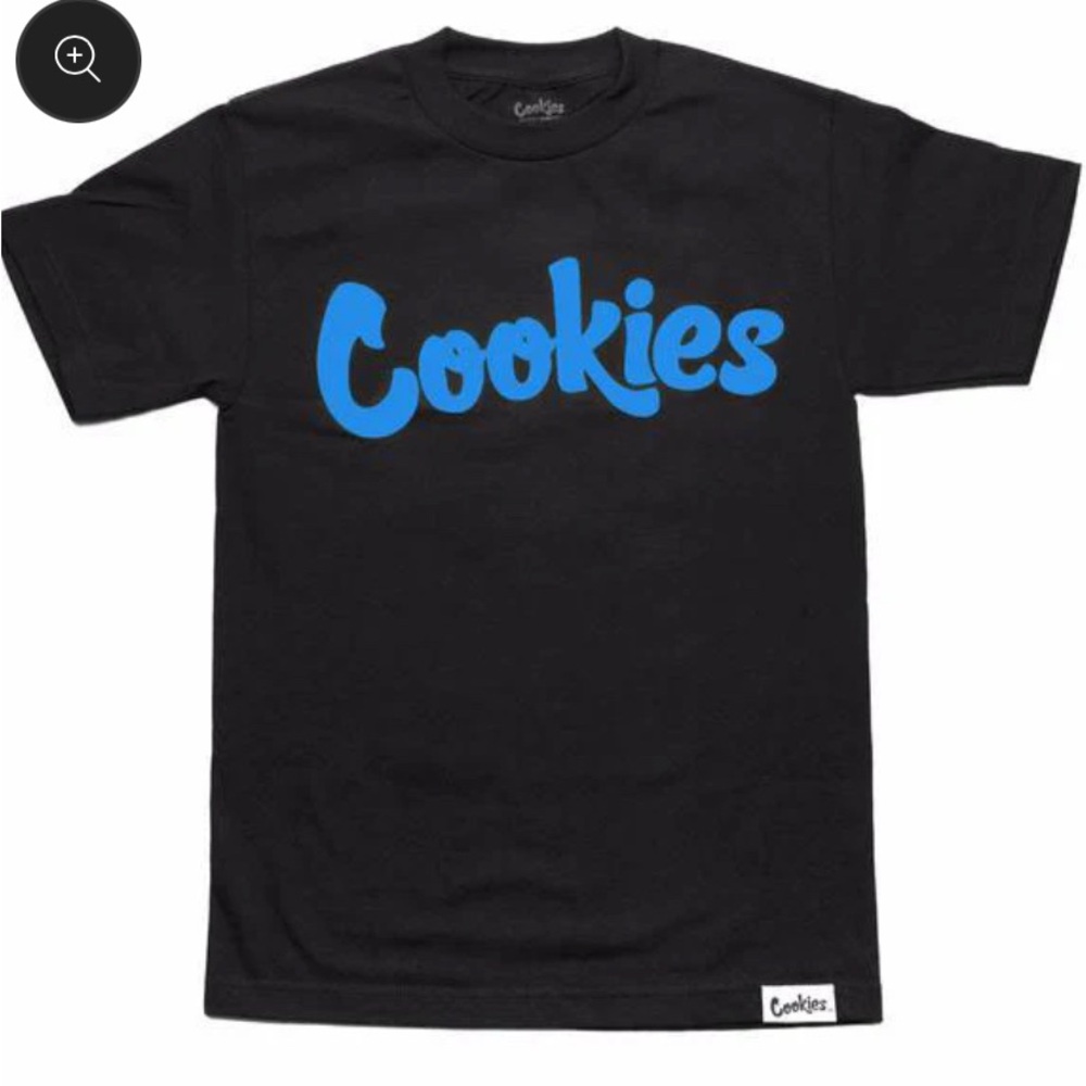 Cookies local Reserve Motor City Original Mint Black T-Shirt with Blue Logo